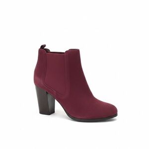 Michael Michael Kors Women’s Lottie Bootie - Suede in Dark Berry. Size 10